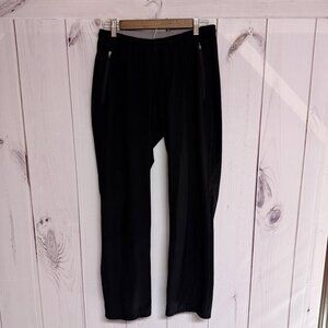 Patagonia Women’s Performance Pants M Black 32” Inseam Zip Pockets EUC